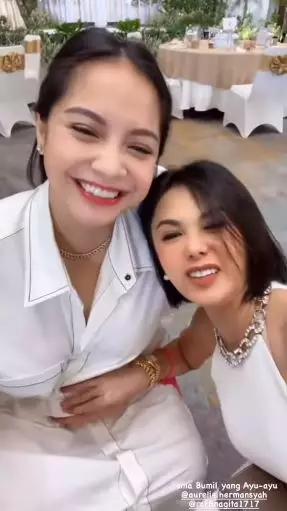 nagita dan yuni shara bertemu © instagram