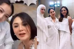 7 Momen pertemuan Nagita Slavina dan Yuni Shara, akrab banget