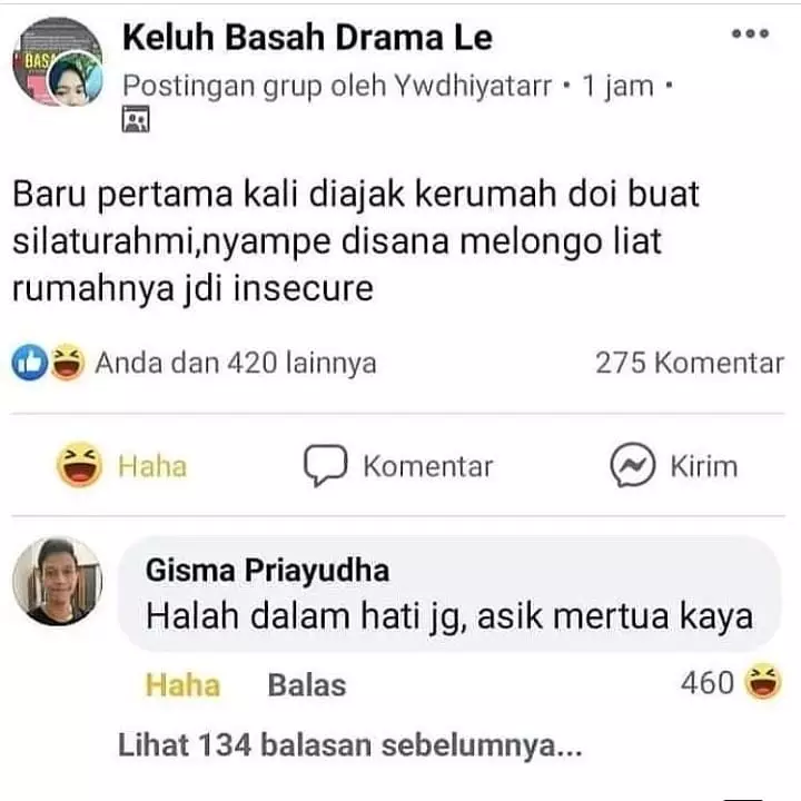 orang bikin status di medsos lucu dan ngeselin banget © 2021 instagram.com