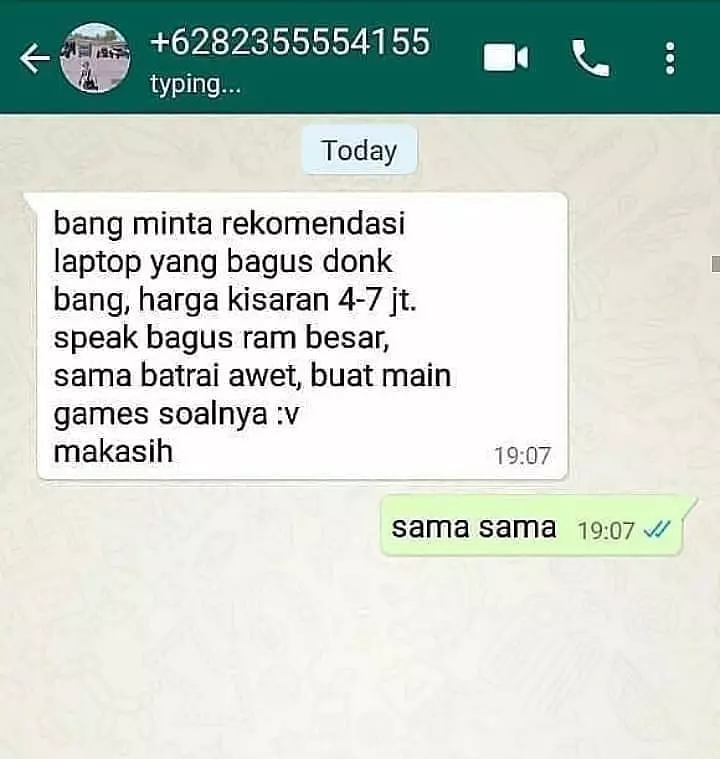 rekomendasi barang dari temen malah bikin bingung © 2021 instagram.com