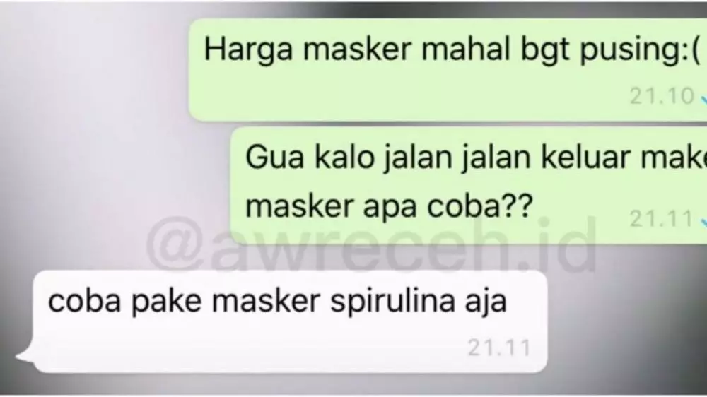 rekomendasi barang dari temen malah bikin bingung © 2021 instagram.com