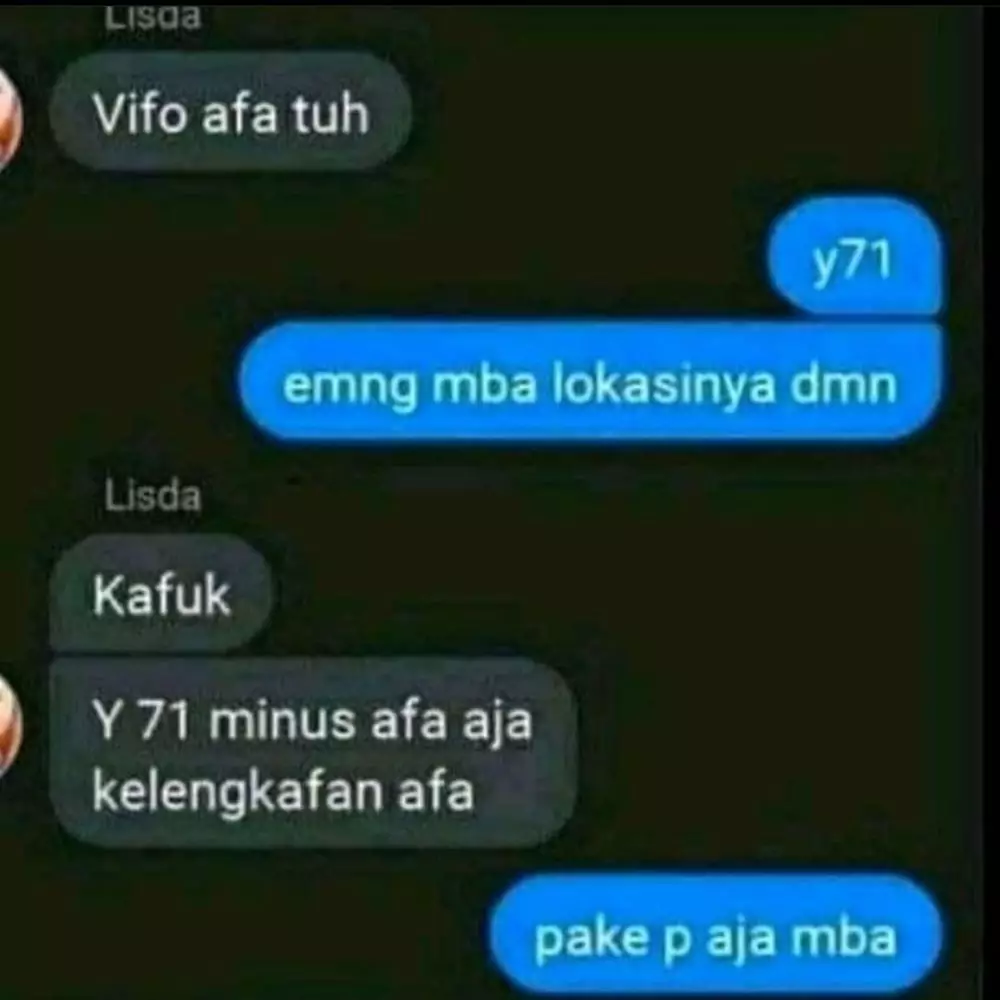 rekomendasi barang dari temen malah bikin bingung © 2021 instagram.com