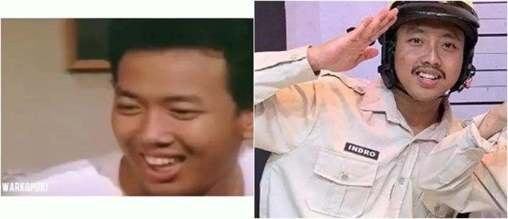 beda gaya masa muda Indro Warkop DKI dan Alfin Warkopi Berbagai sumber 