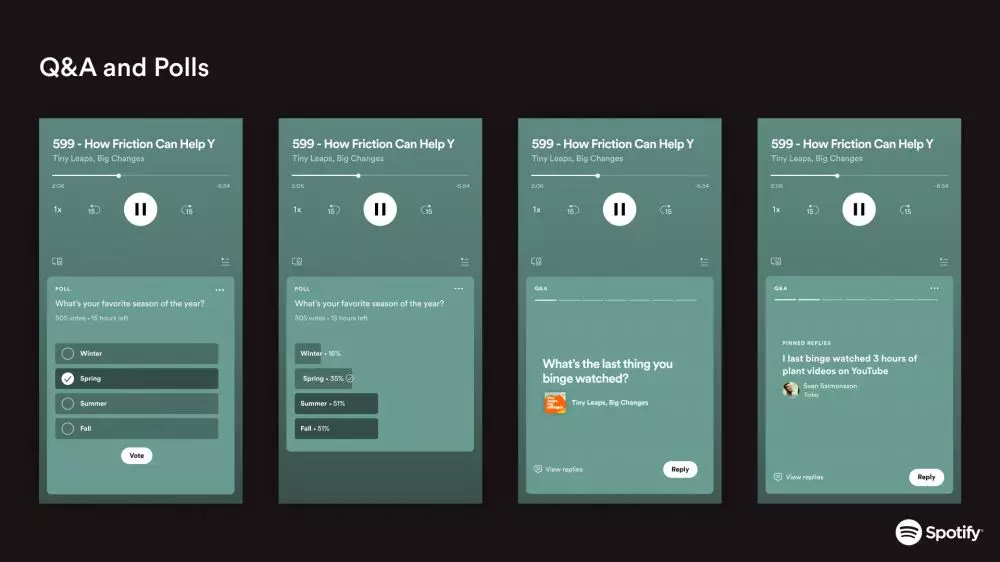 Spotify luncurkan polling podcast dan tanya jawab, ini 5 cara kerjanya Spotify