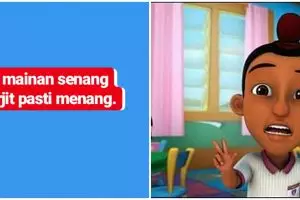 55 Pantun lucu Jarjit 'Upin & Ipin', garing tapi bikin pecah suasana