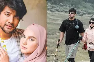 Hobi muncak, ini 11 momen Ammar Zoni dan Irish bella daki Gunung Gede