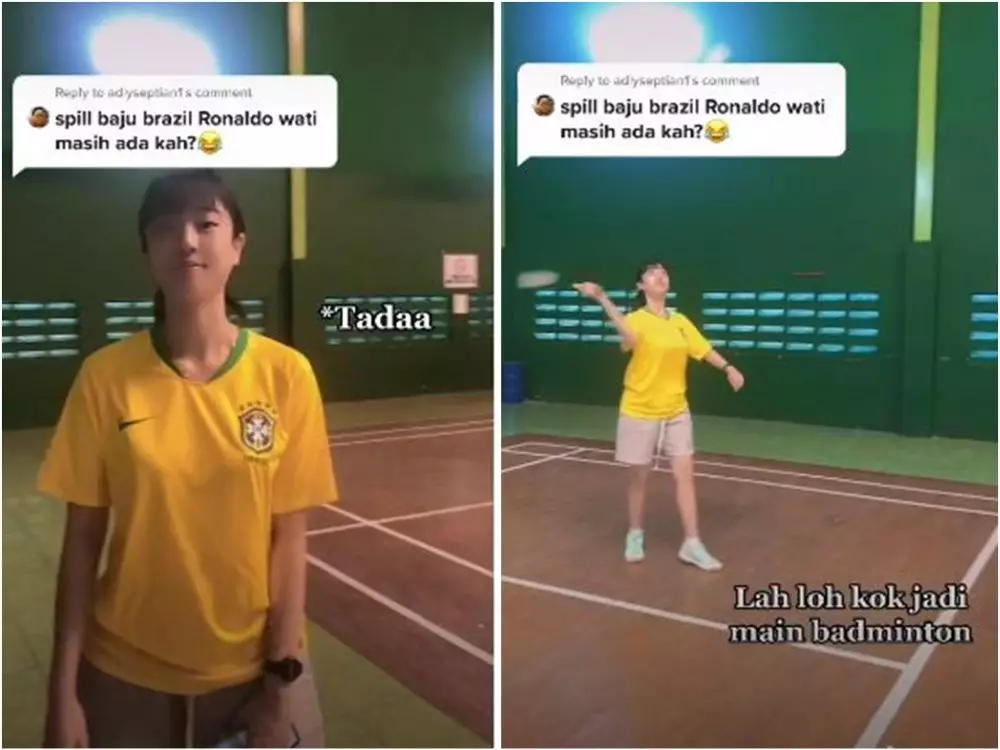 nona berlian tampil jersey ronaldowati © berbagai sumber