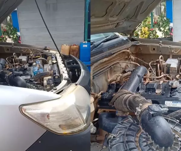 aksi mobil terjang banjir ini bikin melongo TikTok aksi mobil terjang banjir ini bikin melongo TikTok