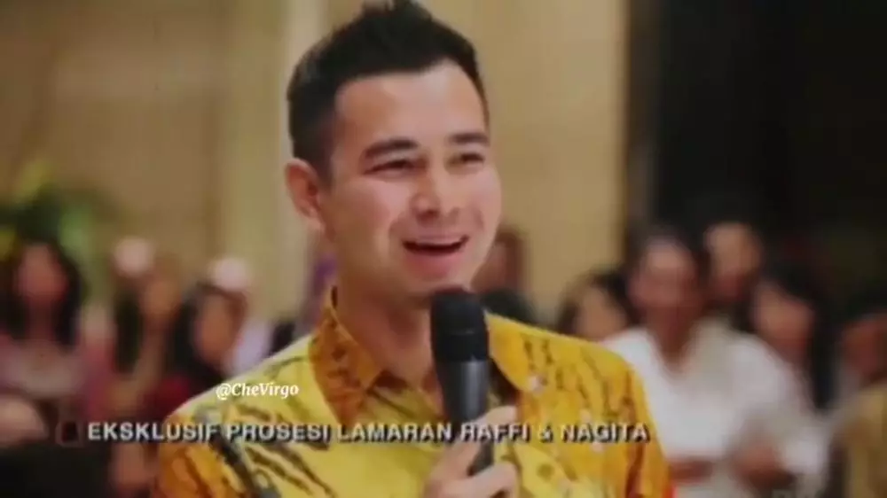 potret lawas lamaran raffi dan nagita © instagram