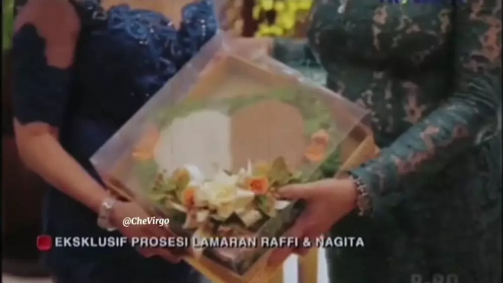 potret lawas lamaran raffi dan nagita © instagram