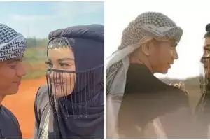 7 Momen prewedding Ridho D'Academy dan Syifa, usung tema Arabian