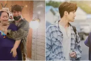 Pose bareng aktor Korea, editan foto 11 seleb ini bikin senyum tipis