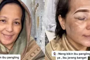 Jarang di-makeup, sekalinya dirias ibu ini disebut jadi mirip Ashanty