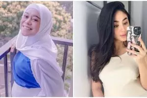 Jadi calon ibu bareng, ini 7 beda outfit hamil Margin dan Lesty Kejora