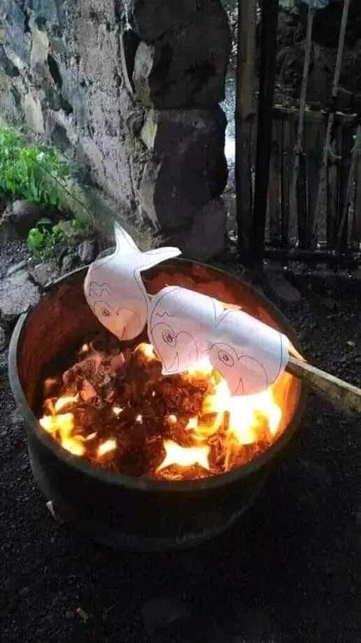 penampakan makanan dibakar © 2021 Berbagai Sumber