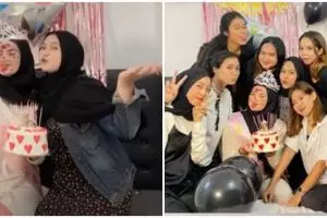 9 Momen bridal shower calon istri Ridho DA, pasrah didandani nyeleneh