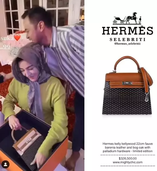 momen crazy rich beri kejutan istri © instagram