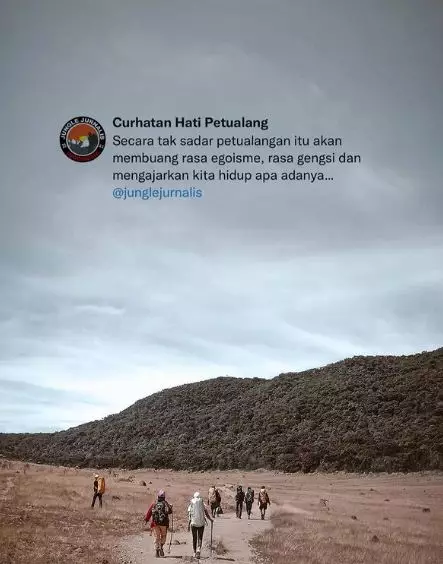 Kata-kata bijak pendaki gunung © berbagai sumber Kata-kata bijak pendaki gunung © berbagai sumber