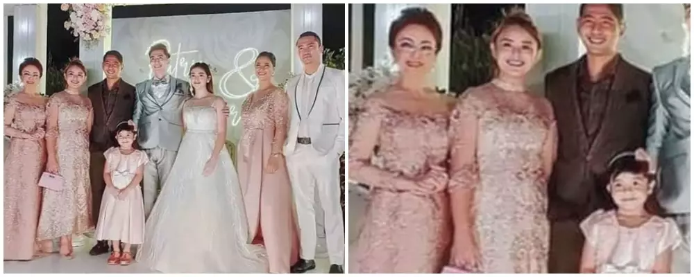 amanda arya kondangan bikin heboh © 2021 Instagram