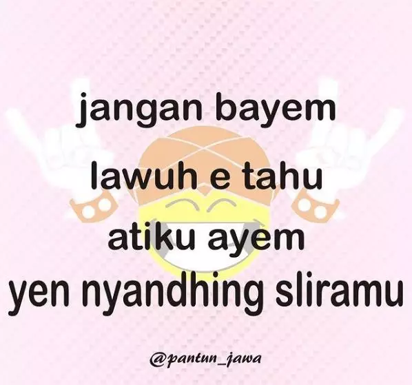 Pantun bucin bahasa Jawa © 2021 brilio.net