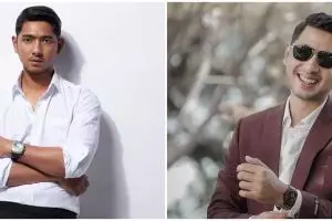 Gaya Arya Saloka ke nikahan sutradara Ikatan Cinta, cuma pakai sarung