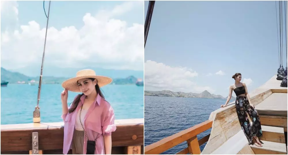 Beda gaya Nagita dan Syahnaz liburan di Labuan Bajo Berbagai sumber 
