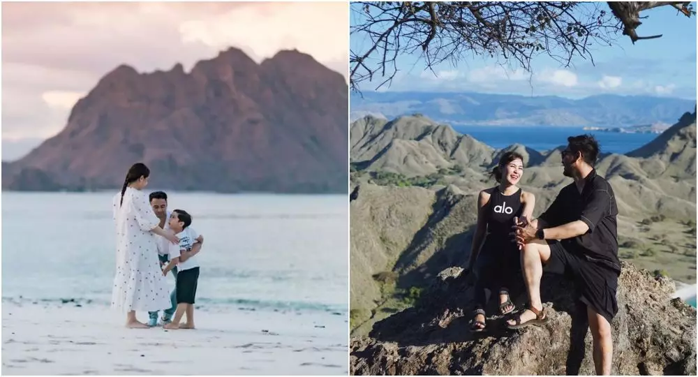 Beda gaya Nagita dan Syahnaz liburan di Labuan Bajo Berbagai sumber 