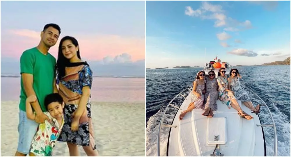 Beda gaya Nagita dan Syahnaz liburan di Labuan Bajo Berbagai sumber 