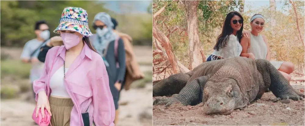 Beda gaya nagita dan ayu saat liburan © 2021 brilio.net