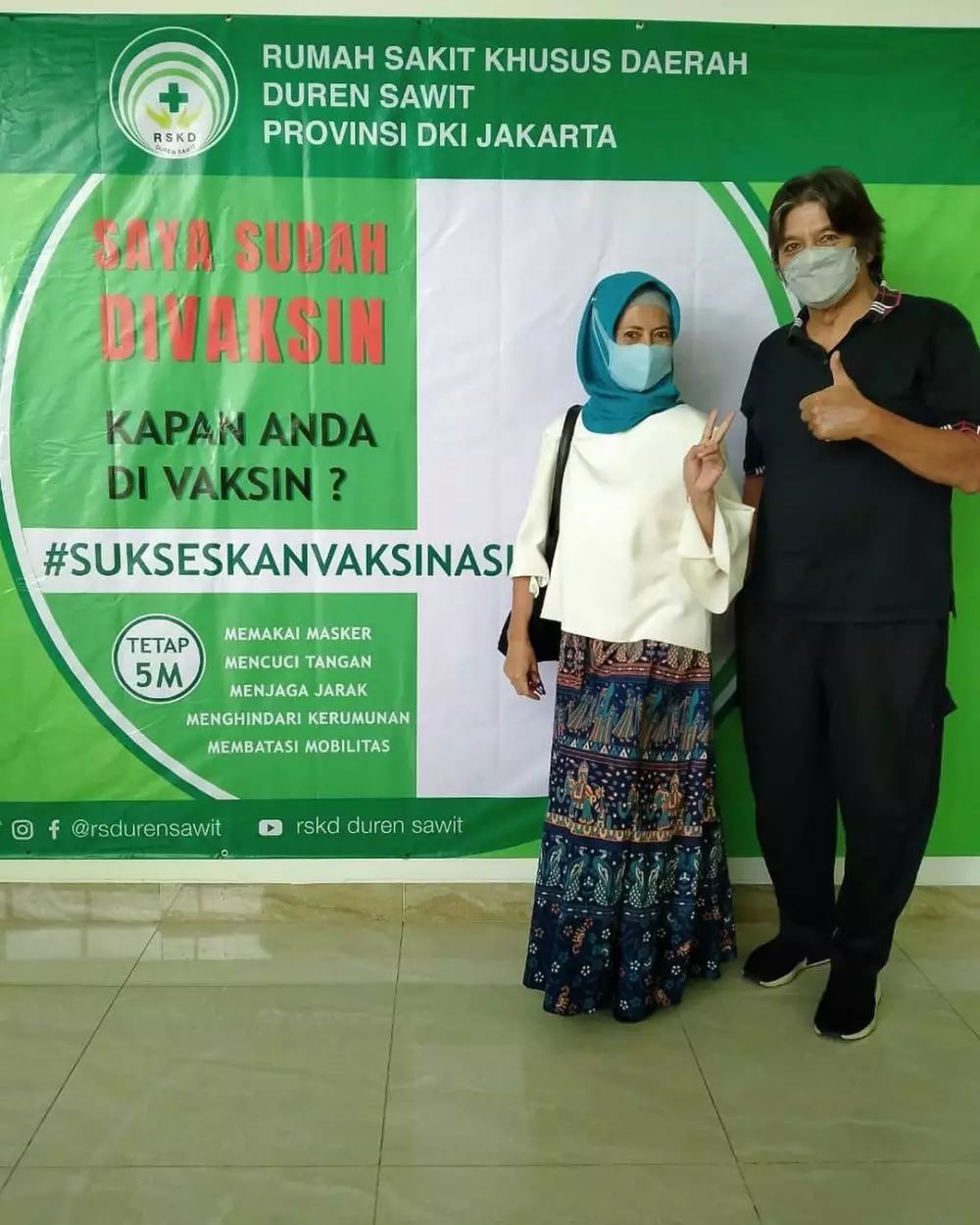 potret mesra george rudy dan istri © 2021 Instagram