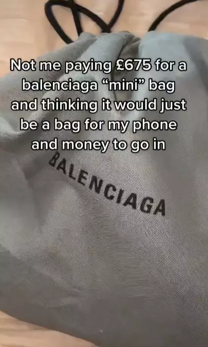 Beli tas Balenciaga Rp 13 juta © 2021 TikTok