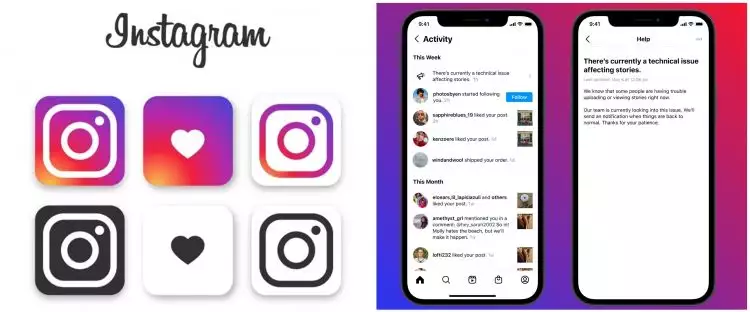 Instagram uji coba fitur baru untuk informasikan jika layanan down