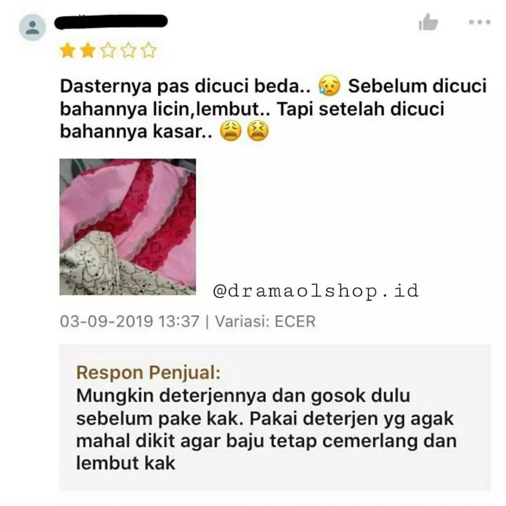 penjual online shop balasin komplain lucu © 2021 instagram.com