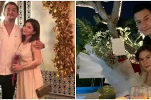 7 Potret prewedding Miller Khan dan Farina, usung tema vintage