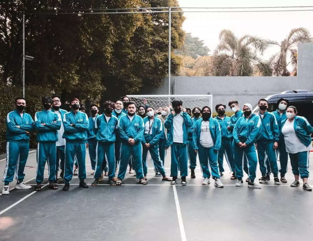 Atta Halilintar remake Squid Game © 2021 brilio.net