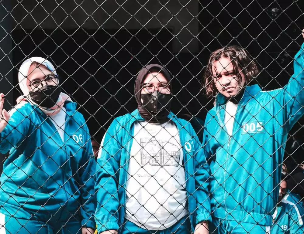 Atta Halilintar remake Squid Game © 2021 brilio.net