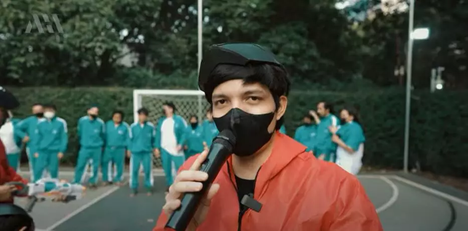 Atta Halilintar remake Squid Game © 2021 brilio.net