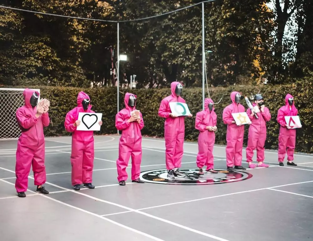 Atta Halilintar remake Squid Game © 2021 brilio.net