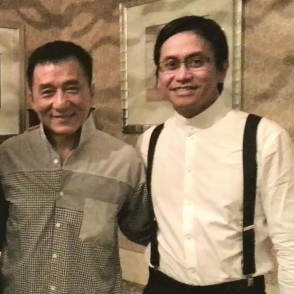 Addie MS unggah foto bareng Jackie Chan Instagram