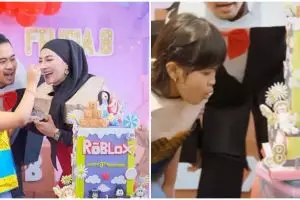 9 Momen Gilang Juragan99 rayakan ultah putrinya, mewah bertema Roblox