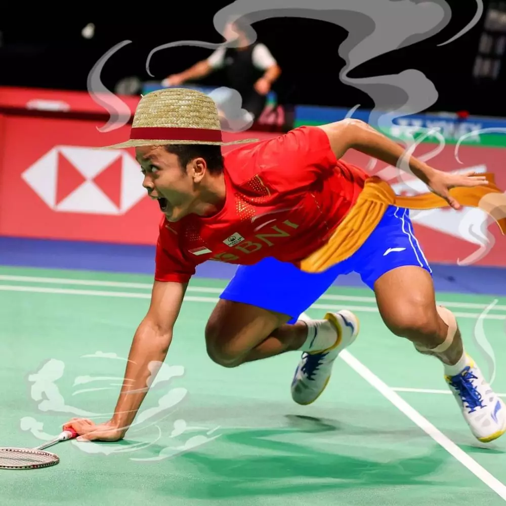  Anthony Ginting jadi karakter OnePiece © 2021 brilio.net