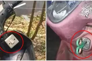 11 Potret lucu pengganti kunci motor, kreatifnya nggak habis pikir