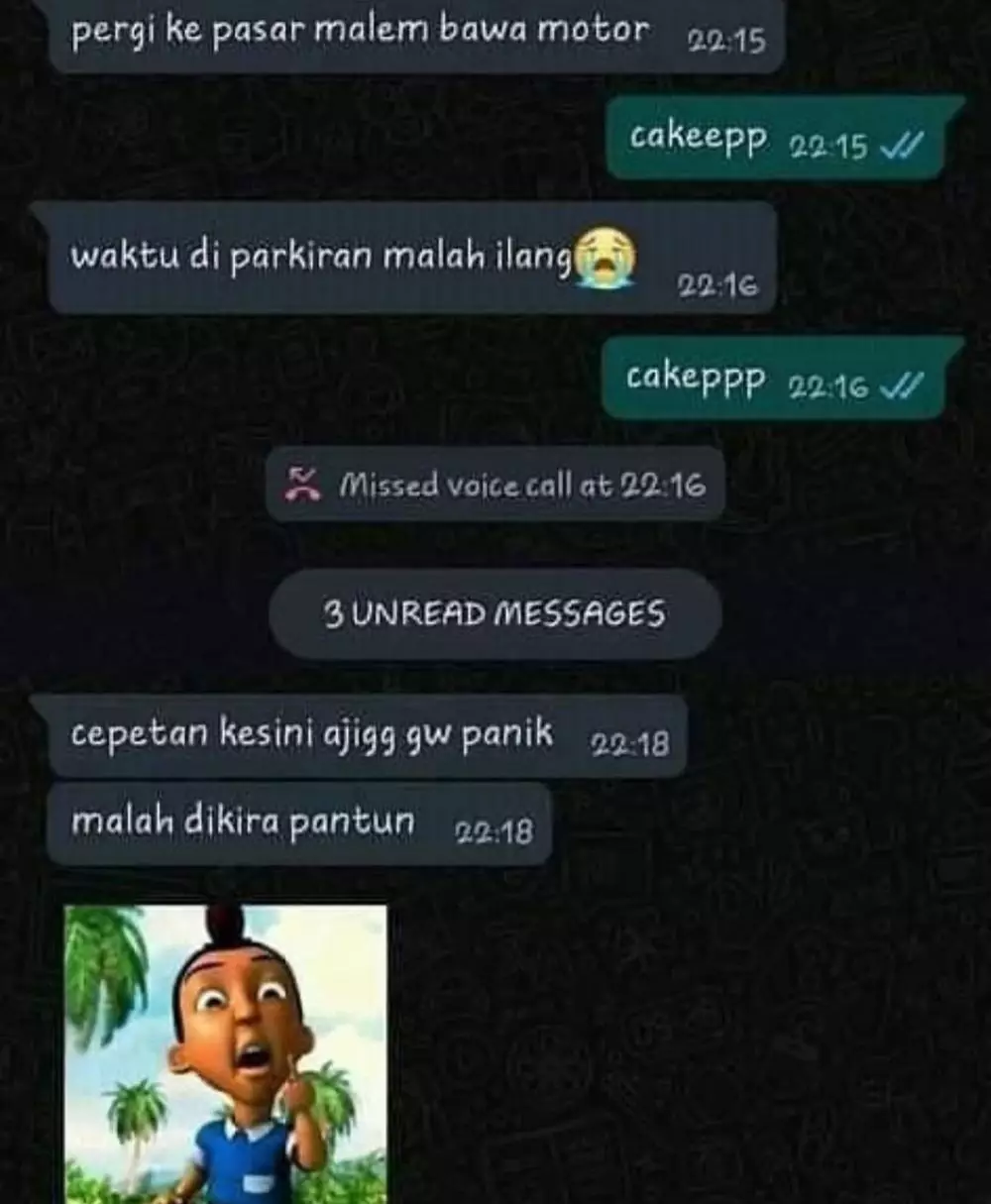 udah di-chat kirain mau dibantu © 2021 instagram.com