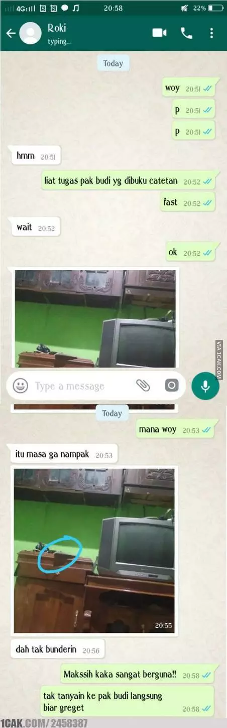 udah di-chat kirain mau dibantu © 2021 instagram.com