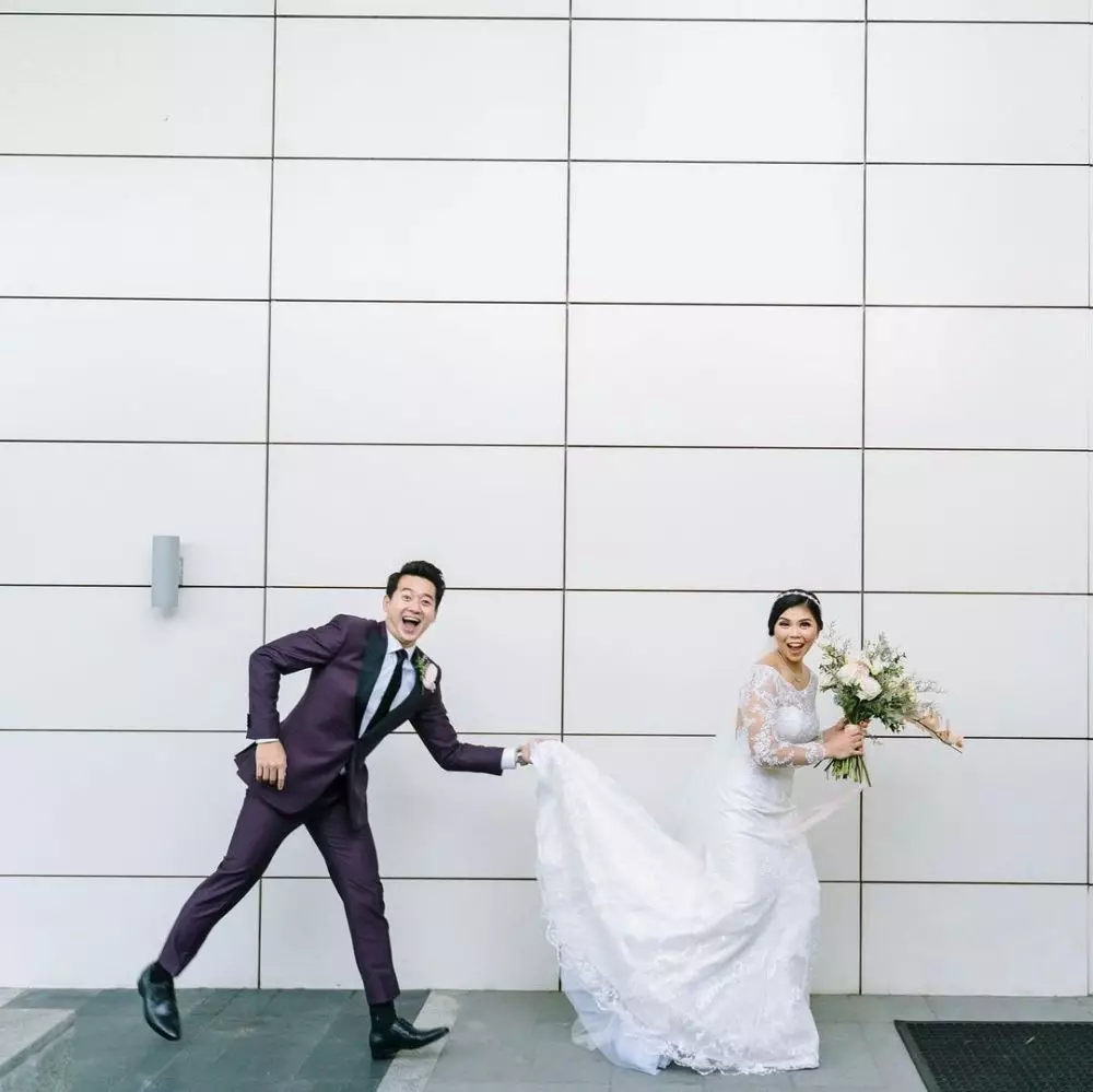 Potret pernikahan pebulu tangkis © berbagai sumber