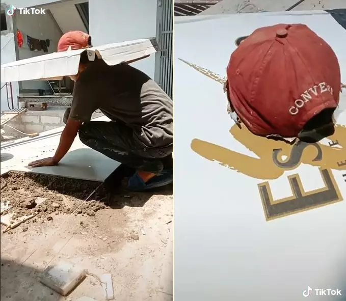 kuli bangunan pelindung kepala dari kardus © 2021 brilio.net kuli bangunan pelindung kepala dari kardus © 2021 brilio.net