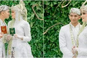 Pesona 4 pedangdut jebolan D'Academy menikah pakai adat Sunda