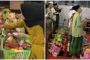 Viral aksi pengusaha bagi bingkisan Maulid Nabi, isinya bikin melongo