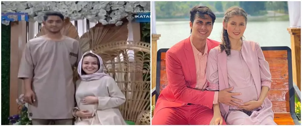 7 beda gaya Amanda Manopo dan Zoe Abbas saat hamil berbagai sumber