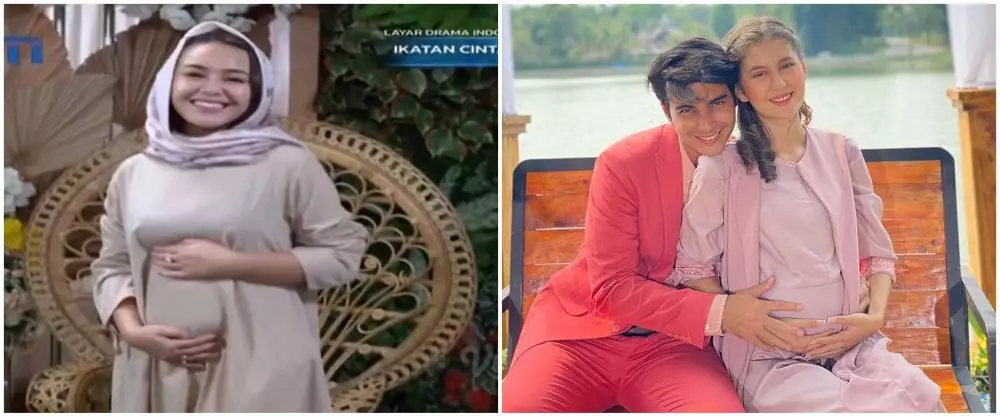 7 beda gaya Amanda Manopo dan Zoe Abbas saat hamil berbagai sumber